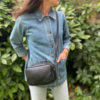 Le Caméra Sellier Noir Grainé