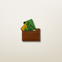 Porte-Carte camel en situation
